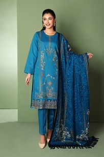 42205009-Embroidered 3PC